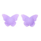 Purple butterfly-shaped reusable silicone nipple cover for discreet, stylish, and comfortable coverage